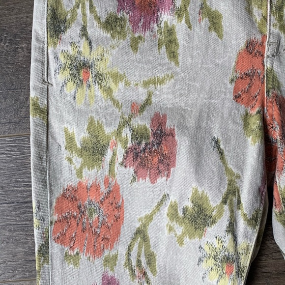 ANTHRO PILCRO Ikat Floral STET Skinny Jeans 27 - Picture 6 of 12